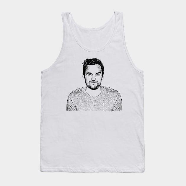 Nick Miller New Girl Tank Top by Knockbackhaunt